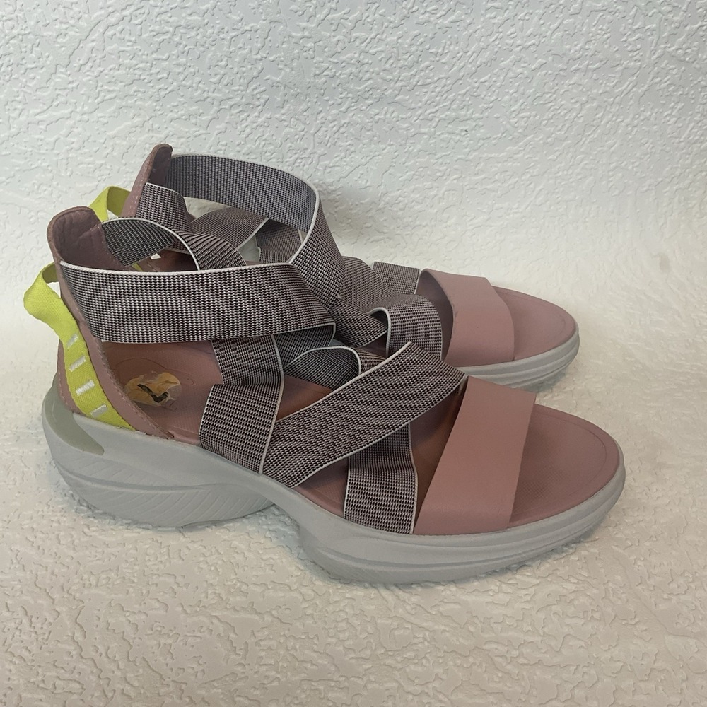 Sorel Womens Size 7 Explorer Blitz Pink Multistrap Slingback Sandals Ankle Shoes